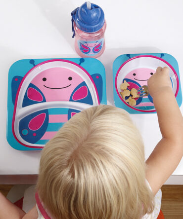 Plato y Bol ZooSets Butterfly
