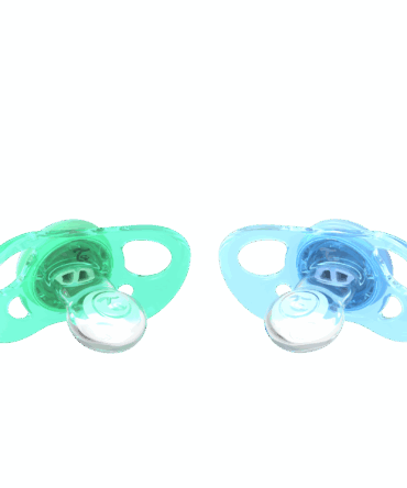 Twistshake Pack 2 Chupetes Pastel Verde/Azul 0-6 meses