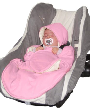 Manta de bebé COCO Wallaboo Rosa palo