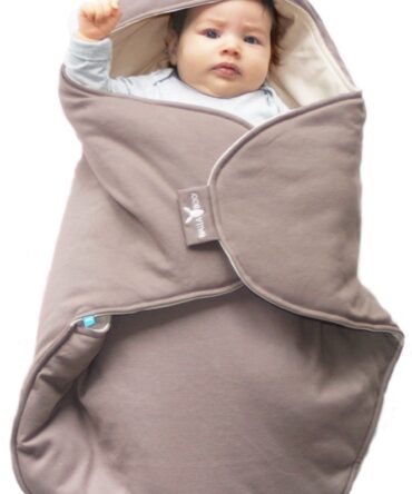 Manta de bebé COCO Wallaboo Taupe