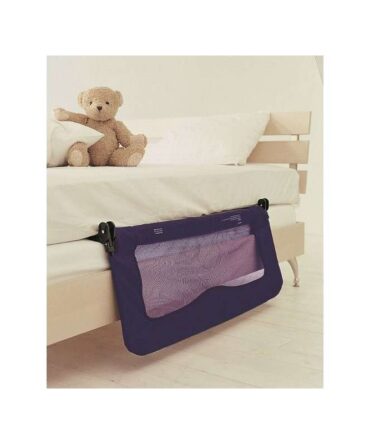 Barrera de cama plegable negra