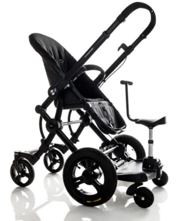 Plataforma de paseo Bumprider con asiento gris