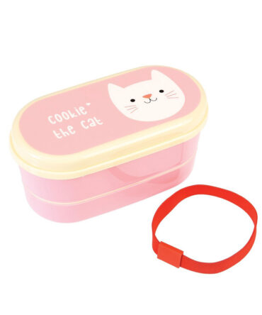 Cajita Bento Cookie the cat