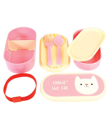 Cajita Bento Cookie the cat