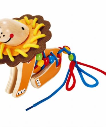 León con lazos y cuentas Hape