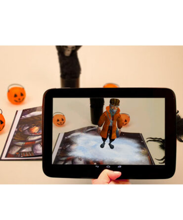 Libro con realidad aumentada Jack-o-lantern