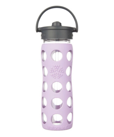 Botella 475ml Straw Cap Lifefactory Lilac