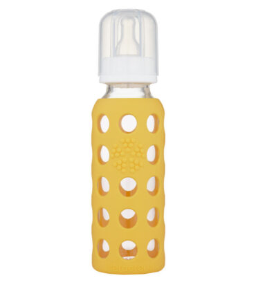 Biberón de vidrio lifefactory 265ml Mango