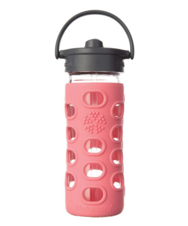 Botella 350ml Straw Cap Lifefactory Coral