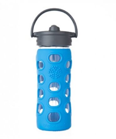 Botella 350ml Straw Cap Lifefactory Ocean