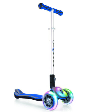 Patinete elite multi luces azul