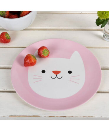 Plato Melamina Cookie the cat