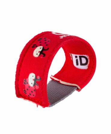 Pulsera de identificación mariquita