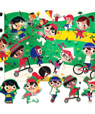 Puzle animado niños del mundo