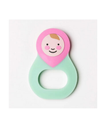 Mordedor silicona Baby rosa