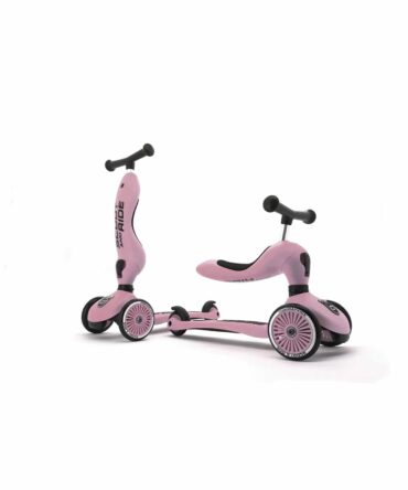 Patinete 2 en 1 Highwaykick One Rosa Claro