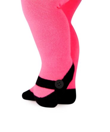 Leotardos bebé Trumpette Maryjane Fucsia/Negro