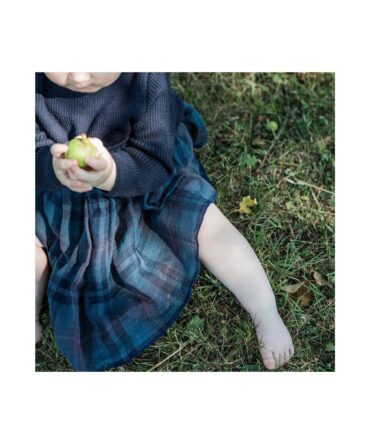 Vestido volante jacquard