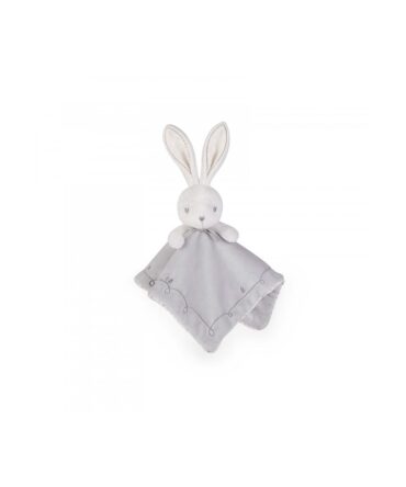 Perle Doudou poncho conejito gris