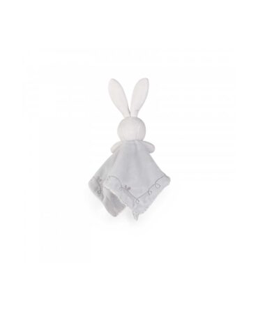 Perle Doudou poncho conejito gris