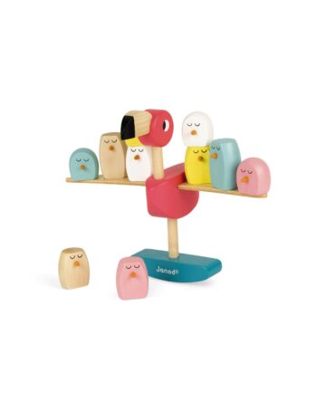 Janod Juego de equilibrio Flamenco Rosa Zigolos