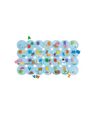 Puzzle aprendo el alfabeto versión en inglés