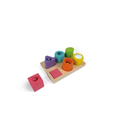 Puzzle de 6 cubos sensoriales I wood Janod