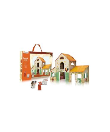 Puzzle decor 3D granja