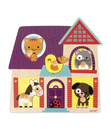 Puzzle musical encajable mis pequeños compañeros