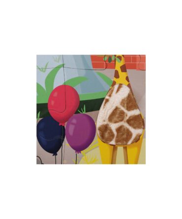 Puzzle táctil un día en el zoo 20 piezas