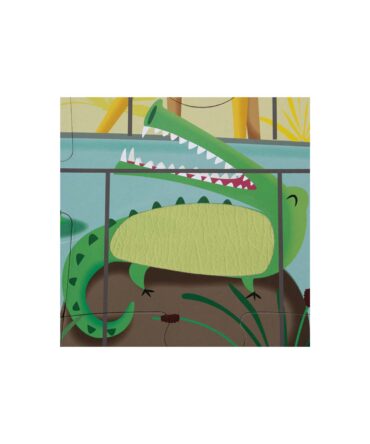 Puzzle táctil un día en el zoo 20 piezas