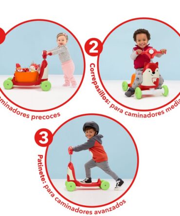 Patinete 3 en 1 Fox Skip Hop