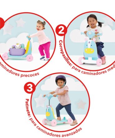 Patinete 3 en 1 Unicorn Skip Hop