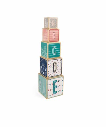 Pirámide de 5 cubos Sophie La Girafe
