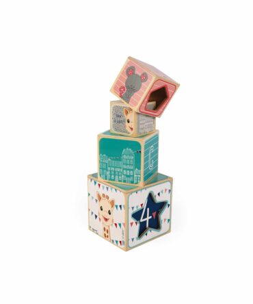 Pirámide de 5 cubos Sophie La Girafe