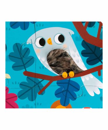 Puzzle táctil los animales del bosque 20 piezas