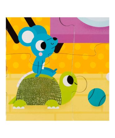 Puzzle táctil los animales domésticos 20 piezas