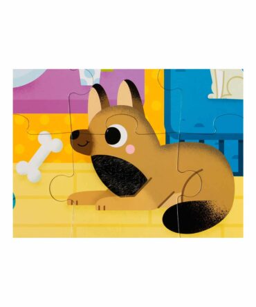 Puzzle táctil los animales domésticos 20 piezas