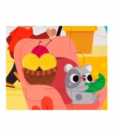 Puzzle táctil los animales domésticos 20 piezas