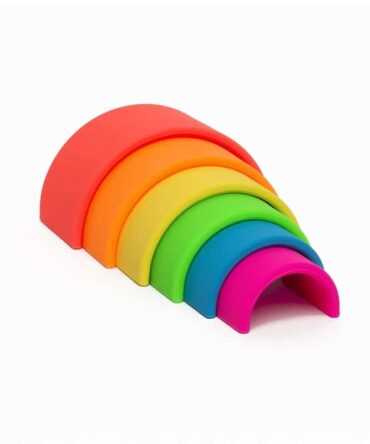 Mi primer arco iris silicona colores neon 6 piezas