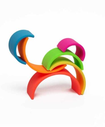 Mi primer arco iris silicona colores neon 6 piezas