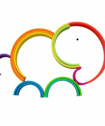 Arco iris silicona 12 piezas colores neón DËNA