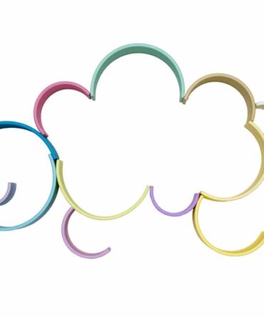 Arco iris silicona 12 piezas colores pastel DËNA