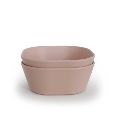 2 Bols Mushie Square Blush