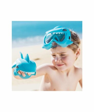 Gafas de buceo tiburón azul