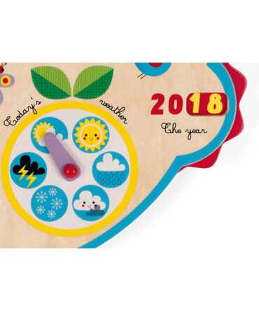 Calendario a lo largo del tiempo versión inglés