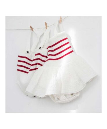 Vestido tirantes tutú marinero