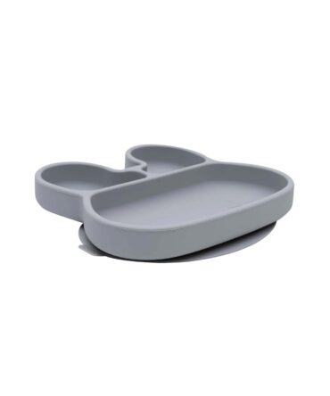 Plato con ventosa Conejito Gris