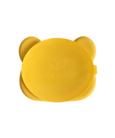 Plato con ventosa Oso Amarillo