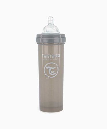 Biberón anticólico  Twistshake 330ml Beige Pastel